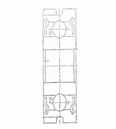 外圈带槽非标深沟球轴承 尺寸：φ3.5*φ10*3