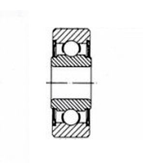 不锈钢非标6202 ZZ  STB0218 尺寸参数：φ12.02×φ40×15×14 产品编号: STB0218