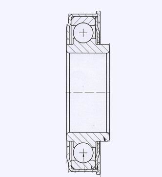 带法兰罩壳轴承 尺寸：Φ25.7*Φ50.8*16产品编号：STB0206