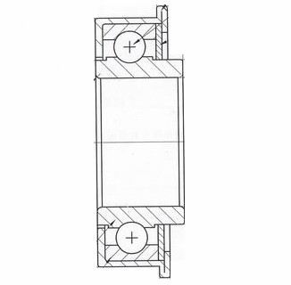 带法兰罩壳轴承 尺寸：Φ20*Φ35*11产品编号：STB0207