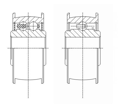 非标滚轮轴承STB0242-0243 尺寸参数：φ5×φ17.5×10.5 产品编号:STB0242-0243 