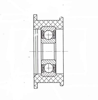 6200包塑轴承 STB0237 尺寸参数：φ10×φ44.5×18 产品编号:STB02337 