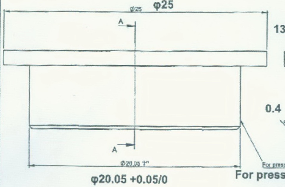 STB0504 JBD法兰无油轴承 尺寸16.15*20.05*25*7.4  产品编号:STB0504